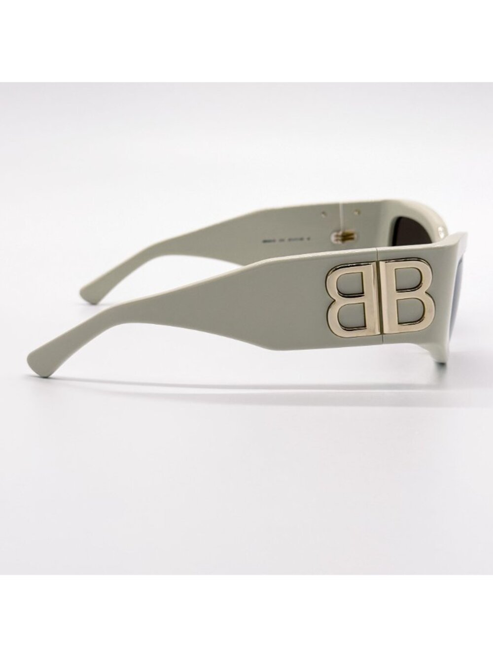 NEW BALENCIAGA BB0321S 010 SUNGLASSES IVORY WOMEN CAT EYE EYEWEAR BALENCIAGA - Picture 6 of 10